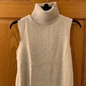 Zara Sleeveless Turtleneck Top